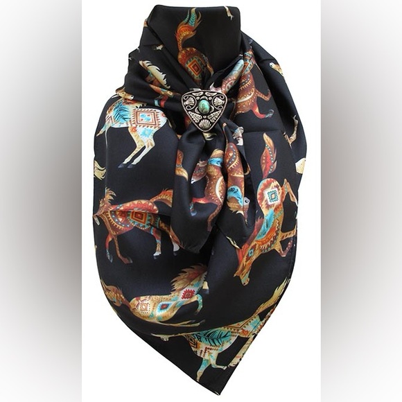 100% Silk Scarf - Picture 5 of 6